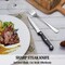 24 Pieces Silverware Set with Steak Knives Service for 4,Stainless Steel Flatware, Mirror Polished Cutlery Utensil Set,Home Kitchen Eating Tableware Set,Include Fork Knife Spoon Set,Dishwasher Safe